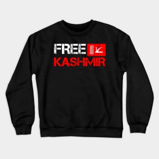 Free Kashmir - Kashmir Flag Free From This Lockdown Crewneck Sweatshirt